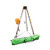 Safewaze 019-11001 - 7' Adjustable Tripod Kit with 65' Material Winch and Storage Bag