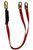 Safewaze FS77430-DL-WE Welding 6' Energy Absorbing Lanyard Dual Leg with Double Locking Snap Hooks