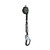 Safewaze SW-8008-10-ALU-RBH - Class 1 10' Cable Retractable w/ Aluminum Rebar Hook