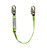 Safewaze FS560-4 - 4' Energy Absorbing Lanyard with Double Locking Snap Hooks