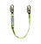 Safewaze FS560-4 4' Energy Absorbing Lanyard with Double Locking Snap Hooks