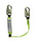 Safewaze FS560-3 3' Energy Absorbing Lanyard with Double Locking Snap Hooks