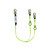 Safewaze FS456 6' Dual-Leg Tie-Back Energy Absorbing Lanyard w/ Adjustable Ring