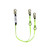 Safewaze FS456 - 6' Dual-Leg Tie-Back Energy Absorbing Lanyard w/ Adjustable Ring