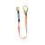 Safewaze FS88565-E V-LINE Economy 6' Energy Absorbing Lanyard w/ Rebar Hook