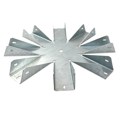 Simpson Strong-Tie GT8Z - Gazebo Tie, 18 Gauge - ZMAX Finish
