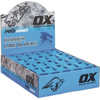 OX TOOLS P101801-40 Pro Rubber Line Block, 40-Pack