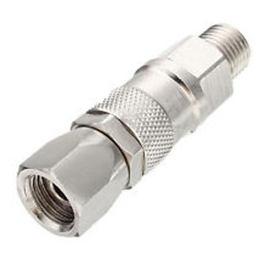 せーぢ GRACO 239663 - Straight Swivel Fluid Fitting, 1/4 NPSM(F) x 1/4