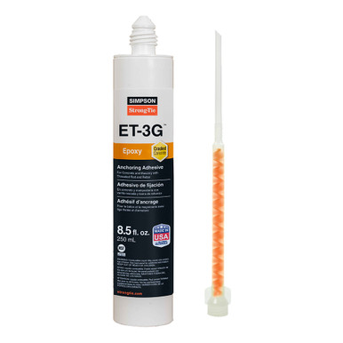Simpson Strong-Tie ET3G22-N 22oz Epoxy Anchoring Adhesive – For Threaded Rod & Rebar In Concrete/Masonry