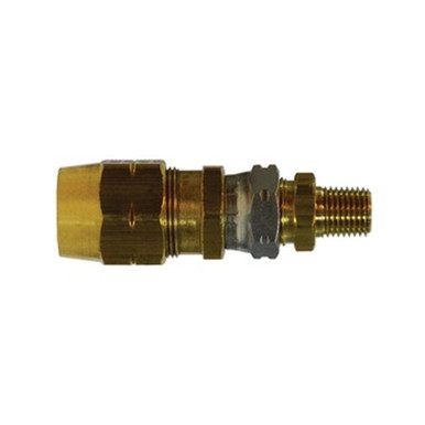 Midland Industries 38363 - Connector, 3/8" Hose x 1/4" Male ABS, Brass