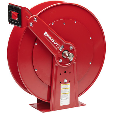 Reelcraft PW81000 OHP 3/8x100' 5000 PSI Spring Retractable Pressure Wash  Hose Reel