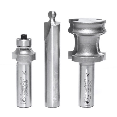 Amana 54314 3-Piece Carbide Tipped Tambour Door / Appliance