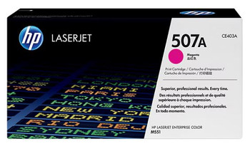 HP CE403A OEM Toner Cartridge, Magenta, For HP Printers, Standard Yield, 6000 Pages, 1/Carton