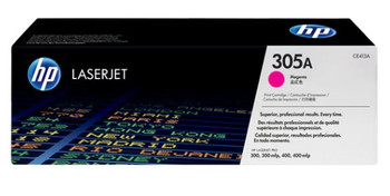 HP CE413A OEM Toner Cartridge, Magenta, For HP Printers, Standard Yield, 2600 Pages, 1/Carton