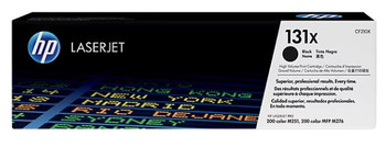 HP CF210X OEM Toner Cartridge, Black, For HP Printers, High Yield, 2400 Pages, 1/Carton