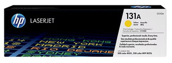 HP CF212A OEM Toner Cartridge, Yellow, For HP Printers, Standard Yield, 1800 Pages, 1/Carton