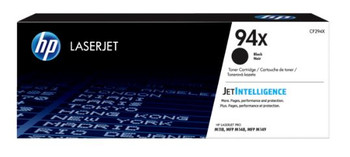 HP CF294X OEM Toner Cartridge, Black, For HP Printers, High Yield, 2800 Pages, 1/Carton