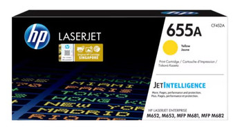 HP CF452A OEM Toner Cartridge, Yellow, For HP Printers, Standard Yield, 10500 Pages, 1/Carton