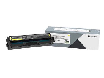 Lexmark C330H40 OEM Toner Cartridge, Yellow, For Lexmark Printers, High Yield, 2500 Pages, 1/Carton