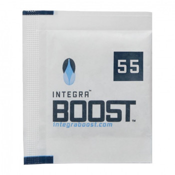 1-gram Integra Boost 2-Way 55% Relative Humidity Control - Bulk - No Individual Overwrap - No Humidity Indicator Card - Master Case - 3,500 per case