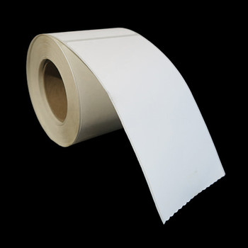 3 in W x 6 in L IJ Matte Paper Labels, 4 in OD, 2 in Core, White, General Purpose Permanent Adhesive, No Perf, 225 Labels/Roll, 12 Rolls/Case, 1 Case (2,700 Labels), Black Rhino Stock Labels