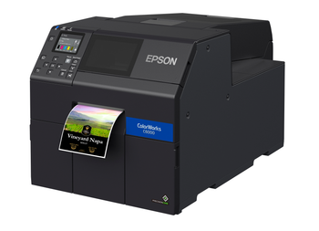 Epson ColorWorks CW-C6000A Matte Color Inkjet Label Printer, Auto-Cutter, 4.25" Serial + Ethernet + USB