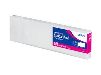 Epson ColorWorks C7500G Gloss Magenta Ink Cartridge, SJIC30P(M), C33S020637, 340 mL