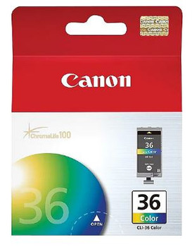 Canon 1511B002 OEM Ink Cartridge, CMY, For Canon Printers, Standard Yield, 100 Pages, 1/Carton