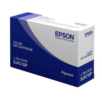Epson ColorWorks C3400 3-Color (CMY) Ink Cartridge, SJIC15P3, C33S020464