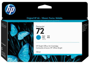 HP C9371A OEM Ink Cartridge, Cyan, For HP Printers, Standard Yield, 1/Carton