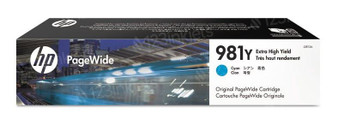 HP L0R13A OEM Ink Cartridge, Cyan, For HP Printers, Extra High Yield, 16000 Pages, 1/Carton