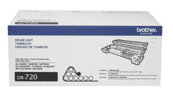 Brother DR720 OEM Drum Unit, Black, For Brother Laser Printers, Standard Yield, 30000 Pages, 1/Carton
