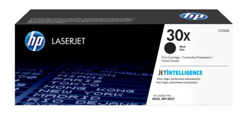 HP CF230X OEM Toner Cartridge, Black, For HP Printers, High Yield, 3500 Pages, 1/Carton