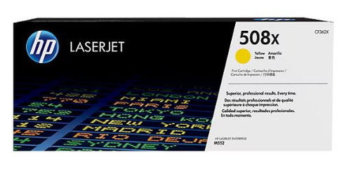 HP CF362X OEM Toner Cartridge, Yellow, For HP Printers, High Yield, 9500 Pages, 1/Carton