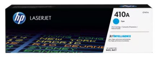HP CF411A OEM Toner Cartridge, Cyan, For HP Printers, Standard Yield, 2300 Pages, 1/Carton