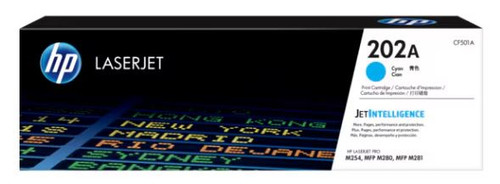 HP CF501A OEM Toner Cartridge, Cyan, For HP Printers, Standard Yield, 1300 Pages, 1/Carton