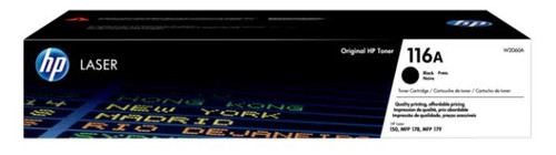 HP W2060A OEM Toner Cartridge, Black, For HP Printers, Standard Yield, 1000 Pages, 1/Carton