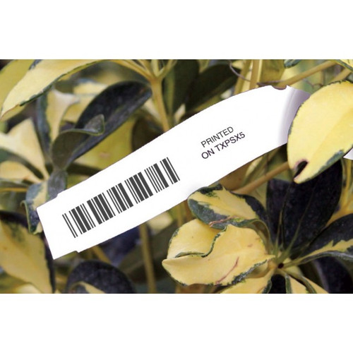 1" x 9" Loop-N-Lock Plant Collars, Thermal Transfer Printed, Horizontal Orientation, Purple