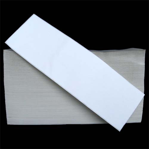 4 in W x 13 in L TT Matte Paper Labels, Fanfold, White, General Purpose Permanent Adhesive, Perf, 13.125 in Fanfold Length, 1,250 Labels/Stack, 2 Stacks/Case, 1 Case (2,500 Labels), Black Rhino Stock Labels