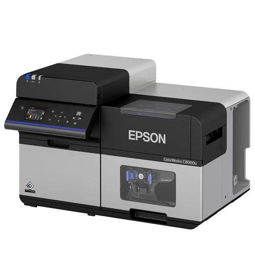 Epson ColorWorks CW-C8000 Gloss Color Inkjet Label Printer, Auto-Cutter, 4.25 in Print Width, Ethernet + USB