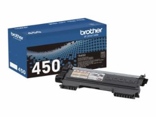 Brother TN450 OEM Toner Cartridge, Black, For Brother Printers, High Yield, 2600 Pages, 1/Carton