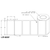 4 in W x 2 in L DT Matte Paper Labels, 8 in OD, 3 in Core, White, General Purpose Permanent Adhesive, Perf, 3,000 Labels/Roll, 4 Rolls/Case, 1 Case (12,000 Labels), Black Rhino Stock Labels