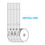 1" x 10" Loop-N-Lock Plant Collars, Thermal Transfer Printed, Vertical Orientation, Pink