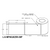 4 in W x 6 in L IJ Matte Paper Labels, 8 in OD, 3 in Core, White, Standard Adhesive, Perf, 1,025 Labels/Roll, 4 Rolls/Case, 1 Case (4,100 Labels), Black Rhino Preferred