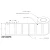 2 in W x 1 in L DT Matte Paper Labels, 5 in OD, 1 in Core, White, All-Temp Permanent Adhesive, Perf, 2,340 Labels/Roll, 4 Rolls/Case, 1 Case (9,360 Labels), Black Rhino Stock Labels