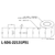 2.25 in W x 1.375 in L DT Matte Paper Tags, 5 in OD, 1 in Core, White, Perf, 1,600 Tags/Roll, 6 Rolls/Case, 1 Case (9,600 Tags), Black Rhino Stock Labels