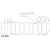 3 in W x 1 in L TT Matte Paper Labels, 8 in OD, 3 in Core, White, General Purpose Permanent Adhesive, No Perf, 5,500 Labels/Roll, 6 Rolls/Case, 1 Case (33,000 Labels), Black Rhino Stock Labels