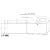 4 in W x 8 in L TT Matte Paper Labels, 8 in OD, 3 in Core, White, General Purpose Permanent Adhesive, No Perf, 750 Labels/Roll, 4 Rolls/Case, 1 Case (3,000 Labels), Black Rhino Stock Labels