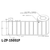 1.5 in W x 0.5 in L TT Polyester Labels, 8 in OD, 3 in Core, White, High Performance Permanent Adhesive, Perf, 10,300 Labels/Roll, 1 Roll/Case, 1 Case (10,300 Labels), Black Rhino Stock Labels