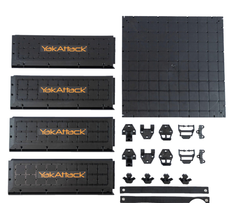 Yak Attack - 16x16 ShortStak Upgrade Kit for BlackPak Pro, Black